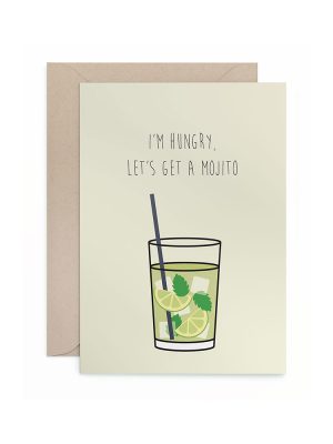 Faltkarte "I’m Hungry, Let’s Get A Mojito"